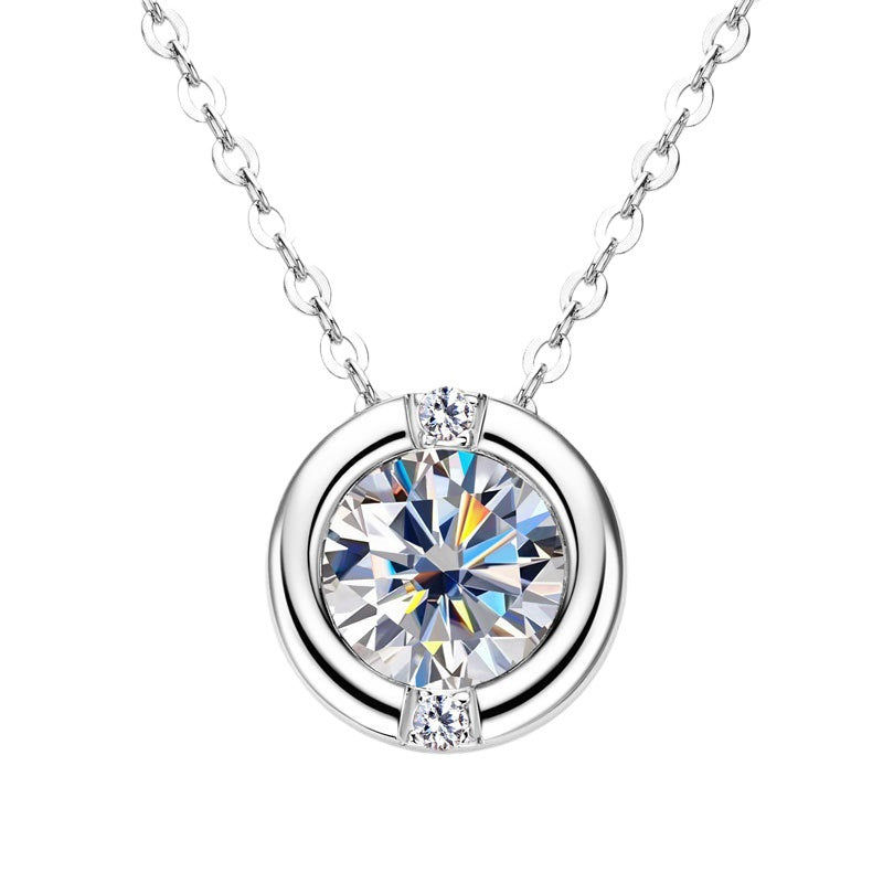 Moissanite Clavicle Chain