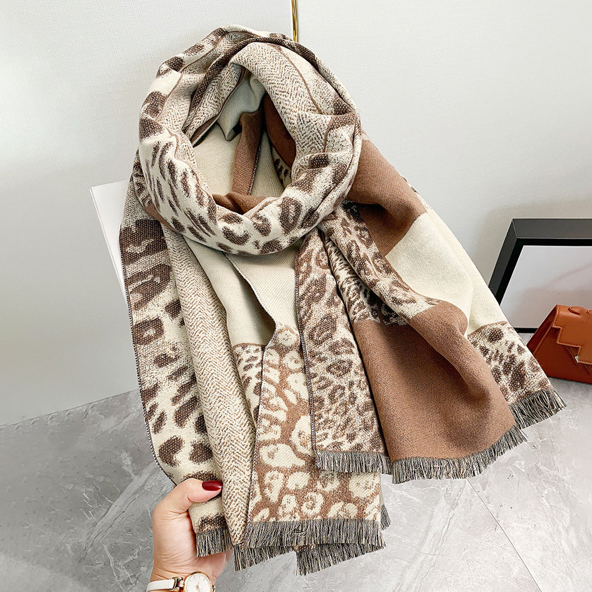 Leopard Print Scarf