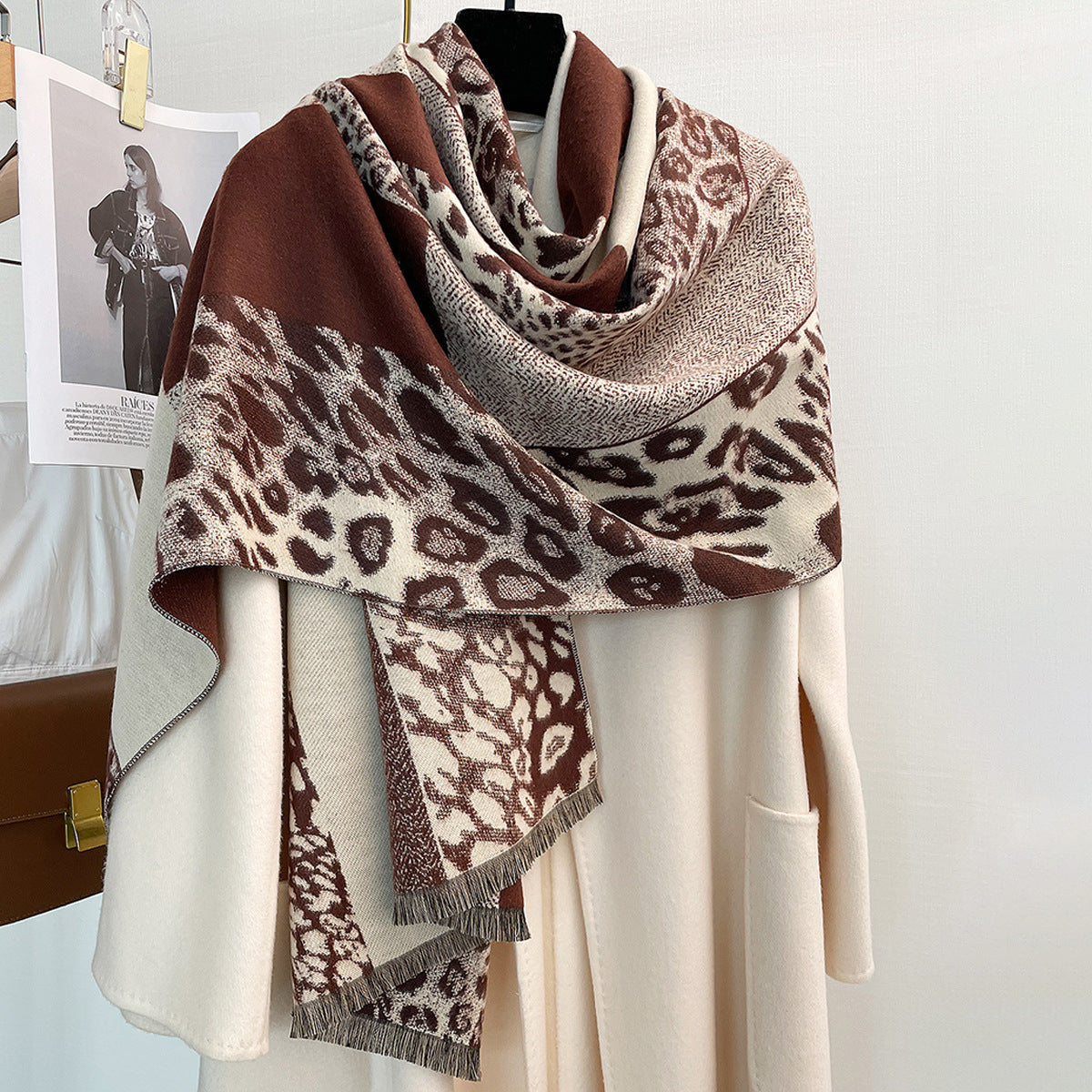 Leopard Print Scarf