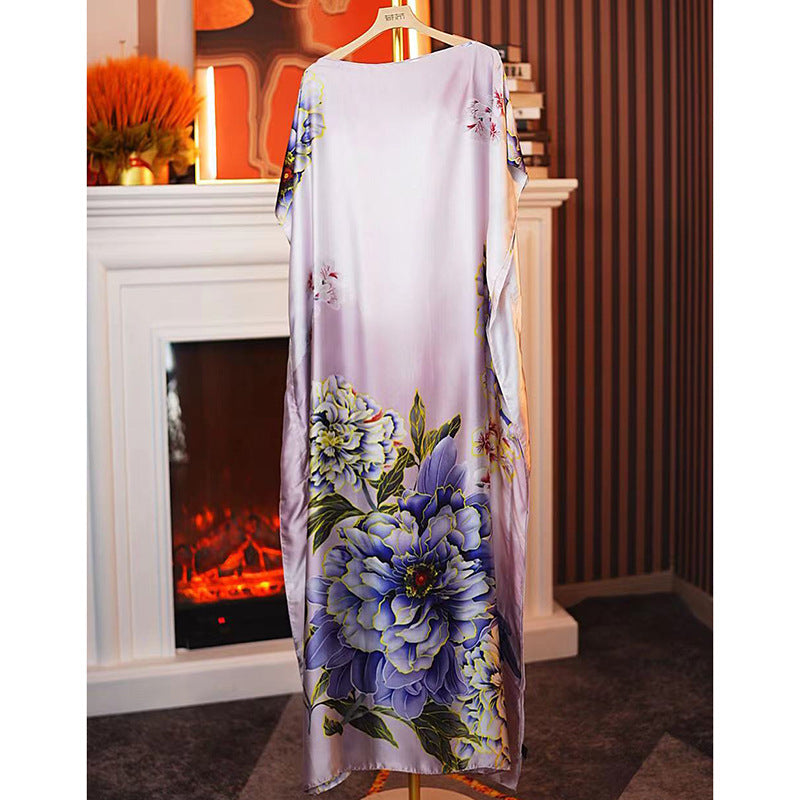 Women's Split Shawl With Contrast Color