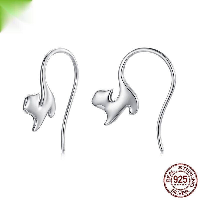 Kitty Simple Niche Cute Earrings