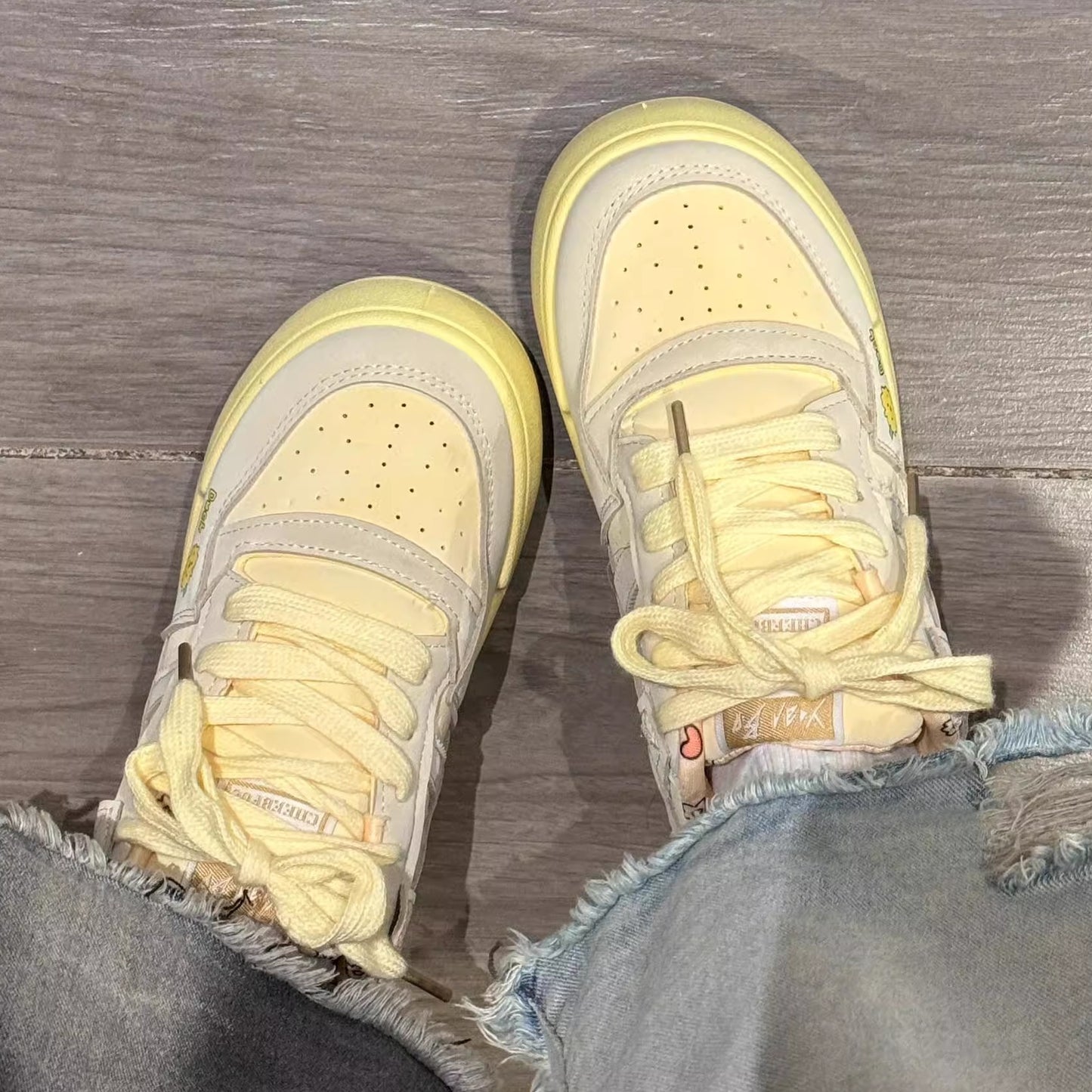 Custard Bun Graffiti Shoes
