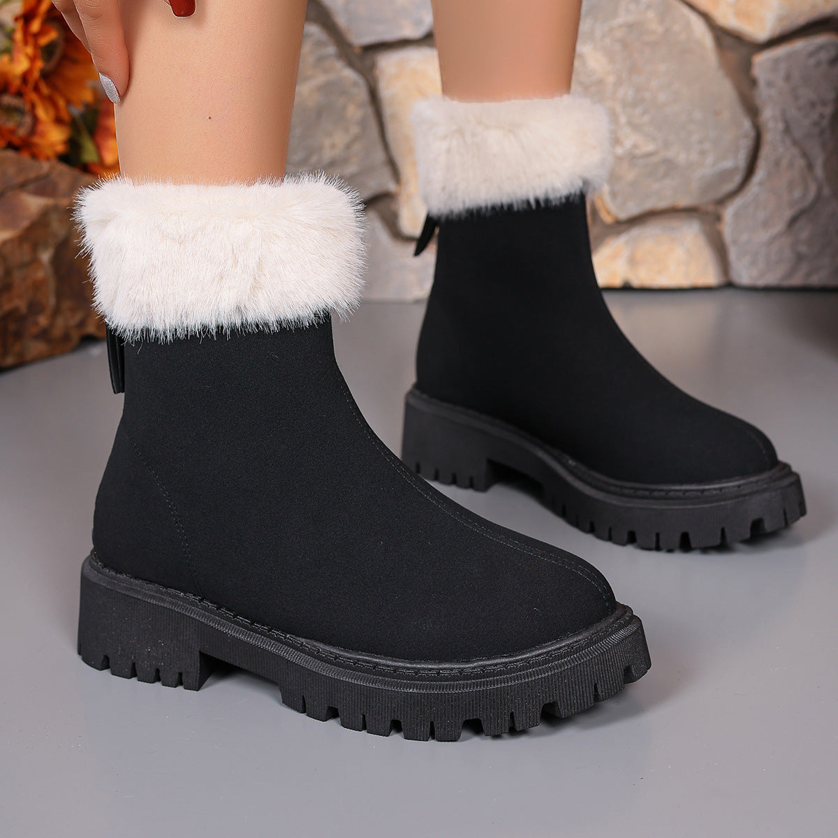 Square-heeled Boot For Women