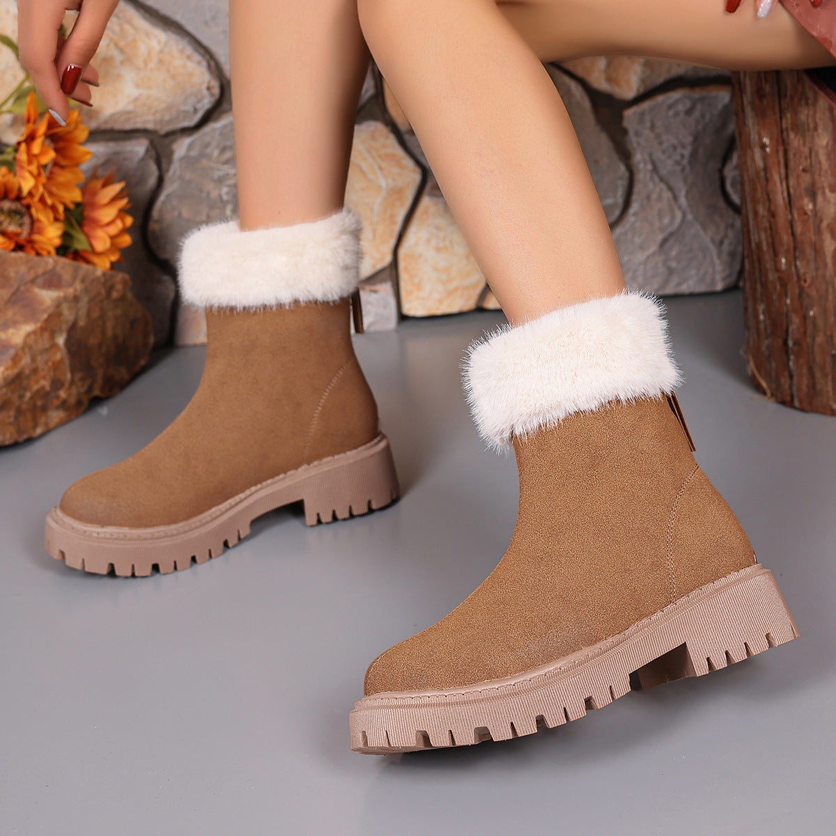 Square-heeled Boot For Women
