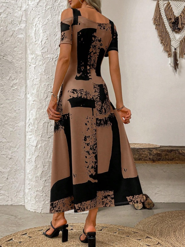 Summer Casual Short Sleeve Dress For Women