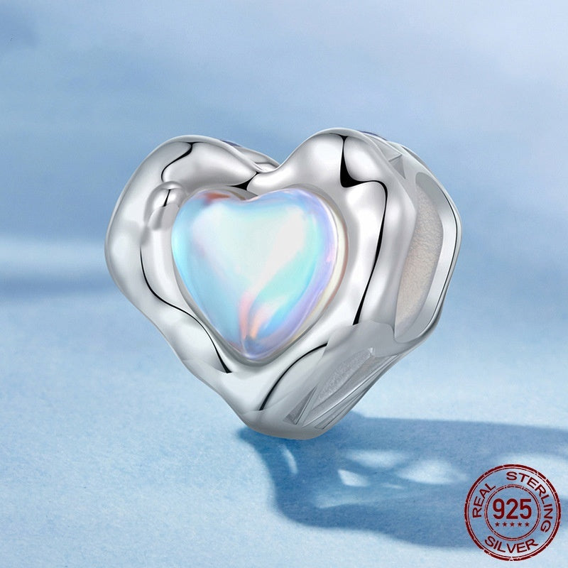 Heart-shaped Silver Bracelet