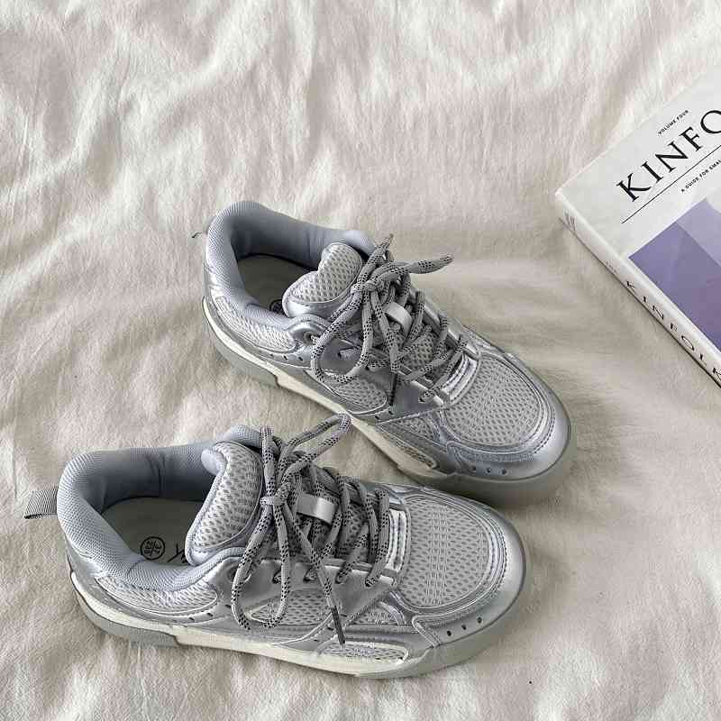Blue Breathable Shoes For Women