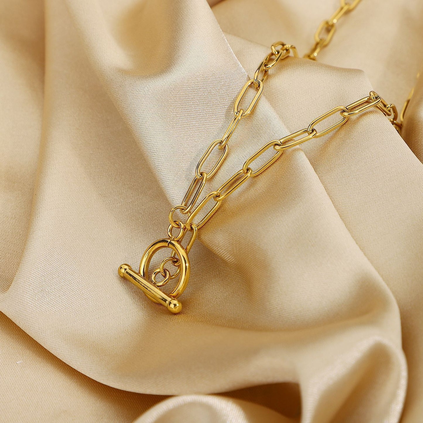 Vacuum Gold Plated Stainless Steel Necklace