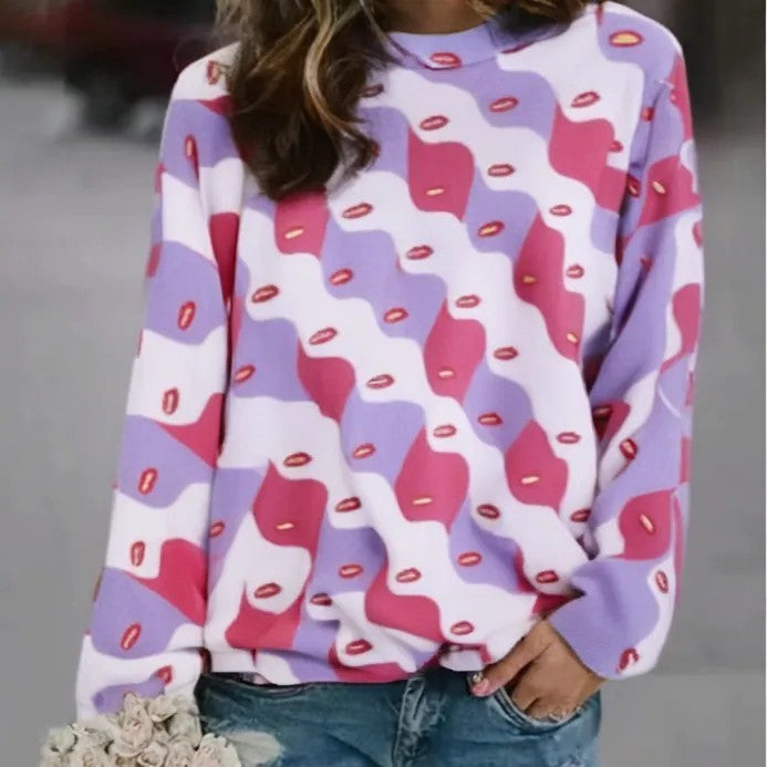Digital Printed Women's Sweater