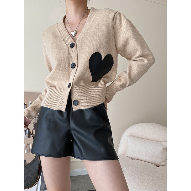 V-neck Knitted Cardigan