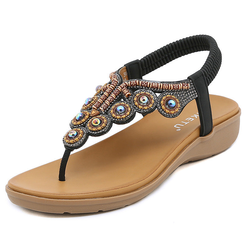 Women's Bohemian-style Rhineston Sandals