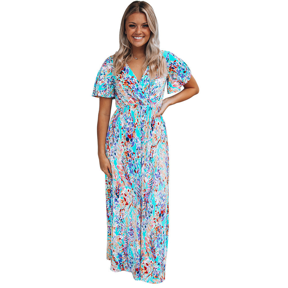 Summer Floral Skirt Women