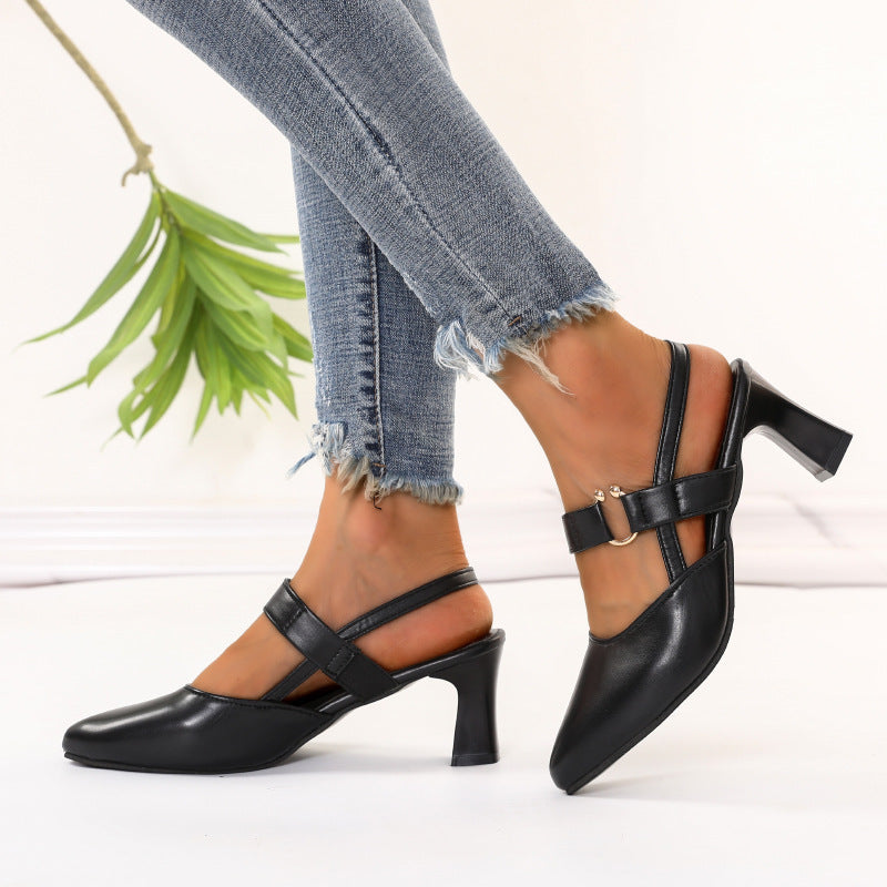 Mid Heel Women's Chunky Heels