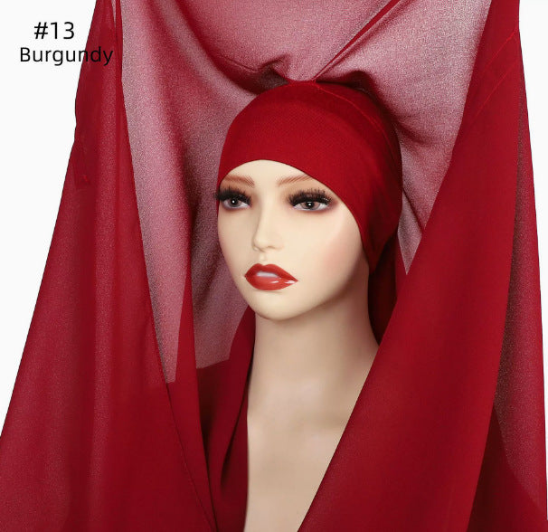 Lazy Chiffon Convenient Headscarf