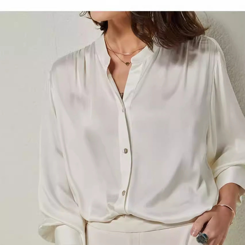 French Silk Shirt For Women