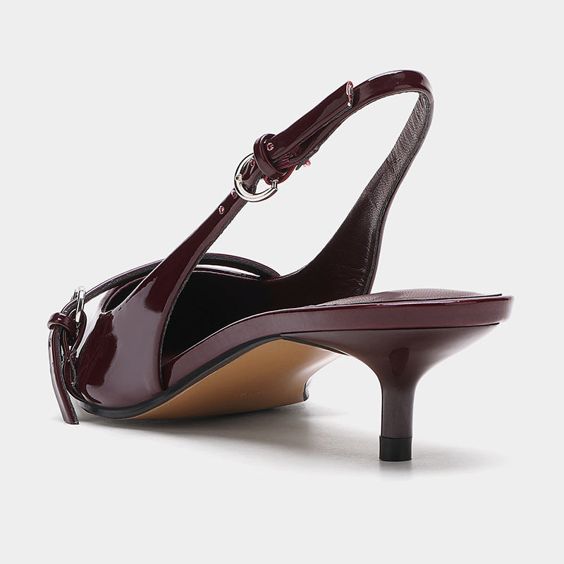 Slingback Strap Mules Shoes