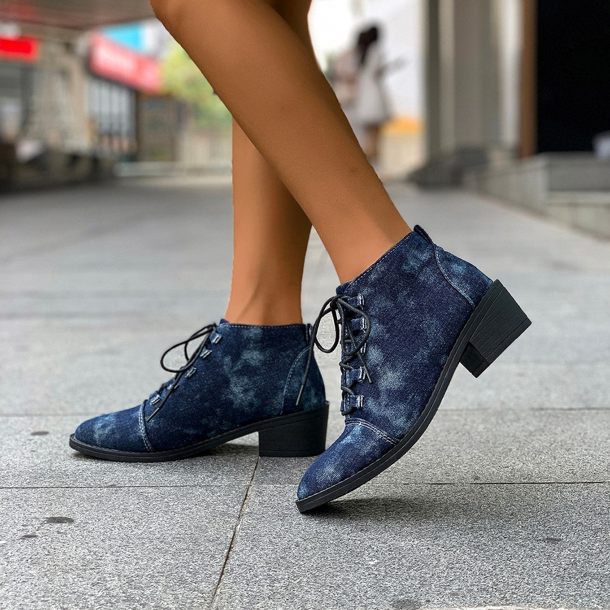 Denim Design Martin Boots