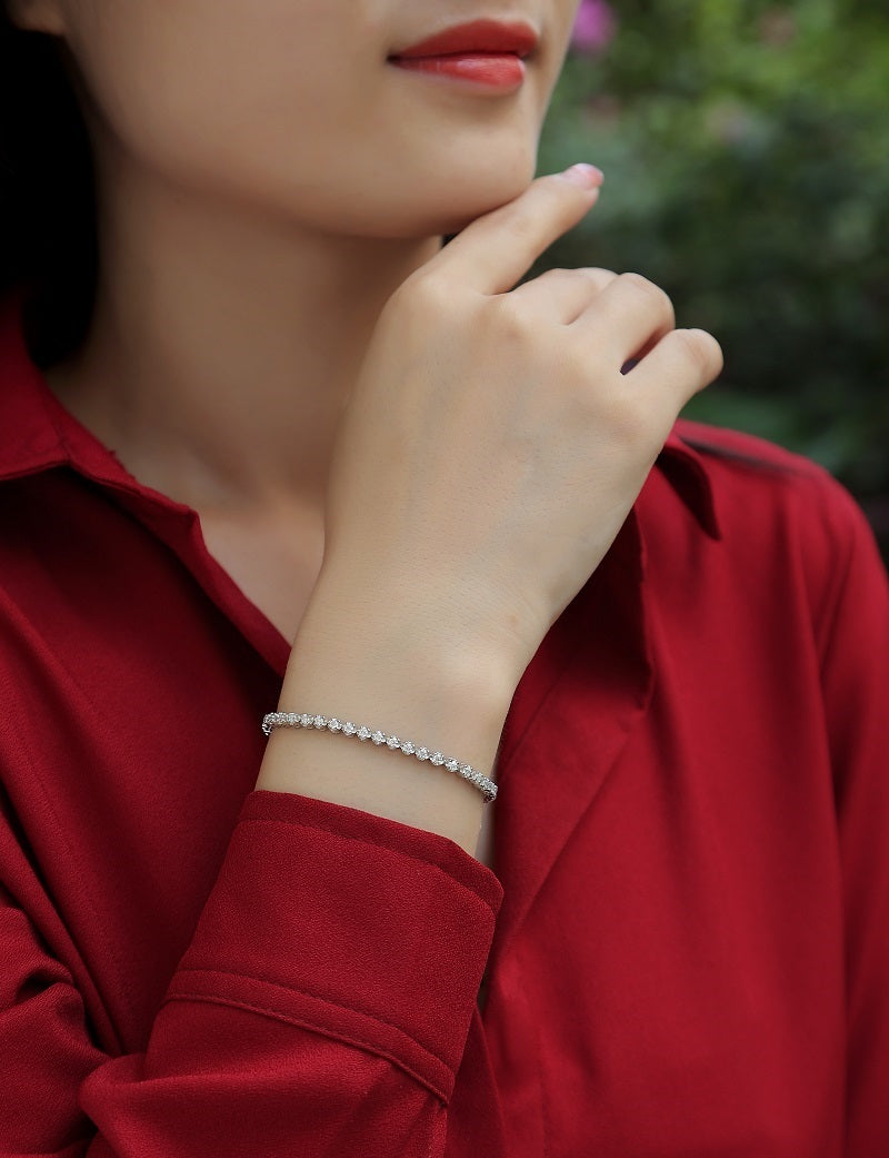 Starlight Luxury Fashion Silver Bracelet