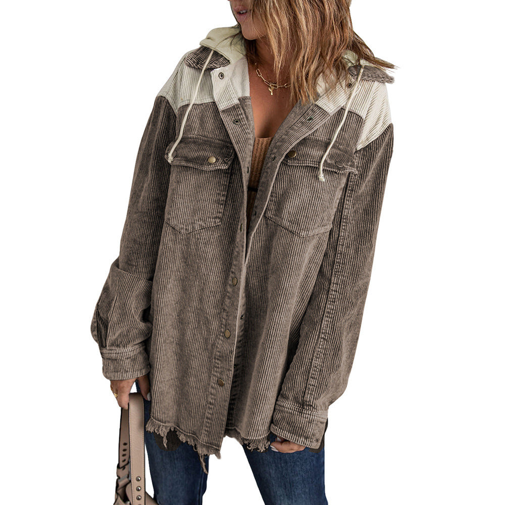 New Women's Cardigan Hooded Coat