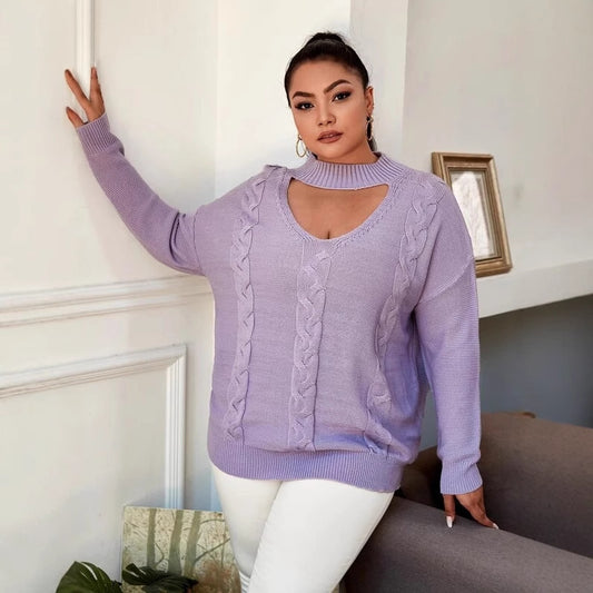 Large Size Women's Sweater