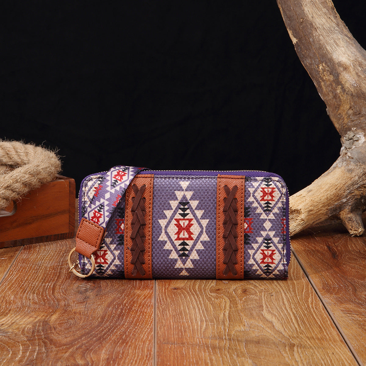 Vintage Cotton Wallet Card Holder