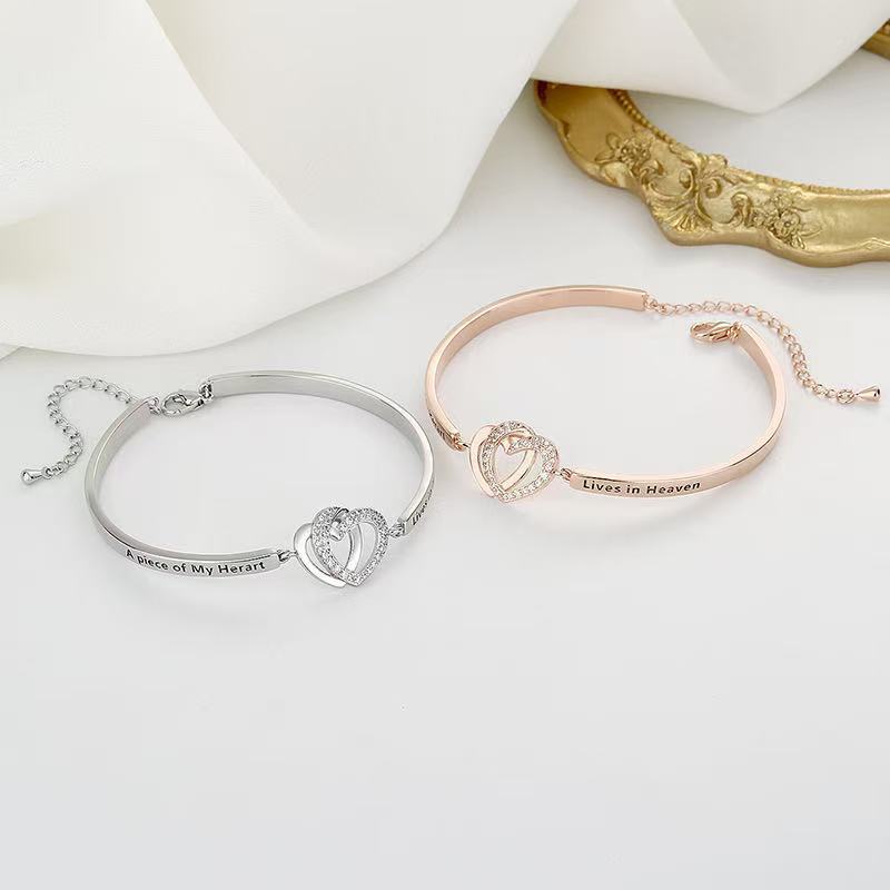Heart-to-heart Print Bracelet Wrist