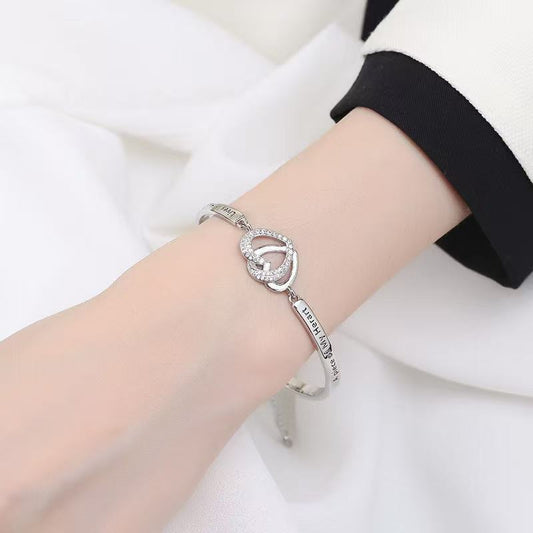 Heart-to-heart Print Bracelet Wrist