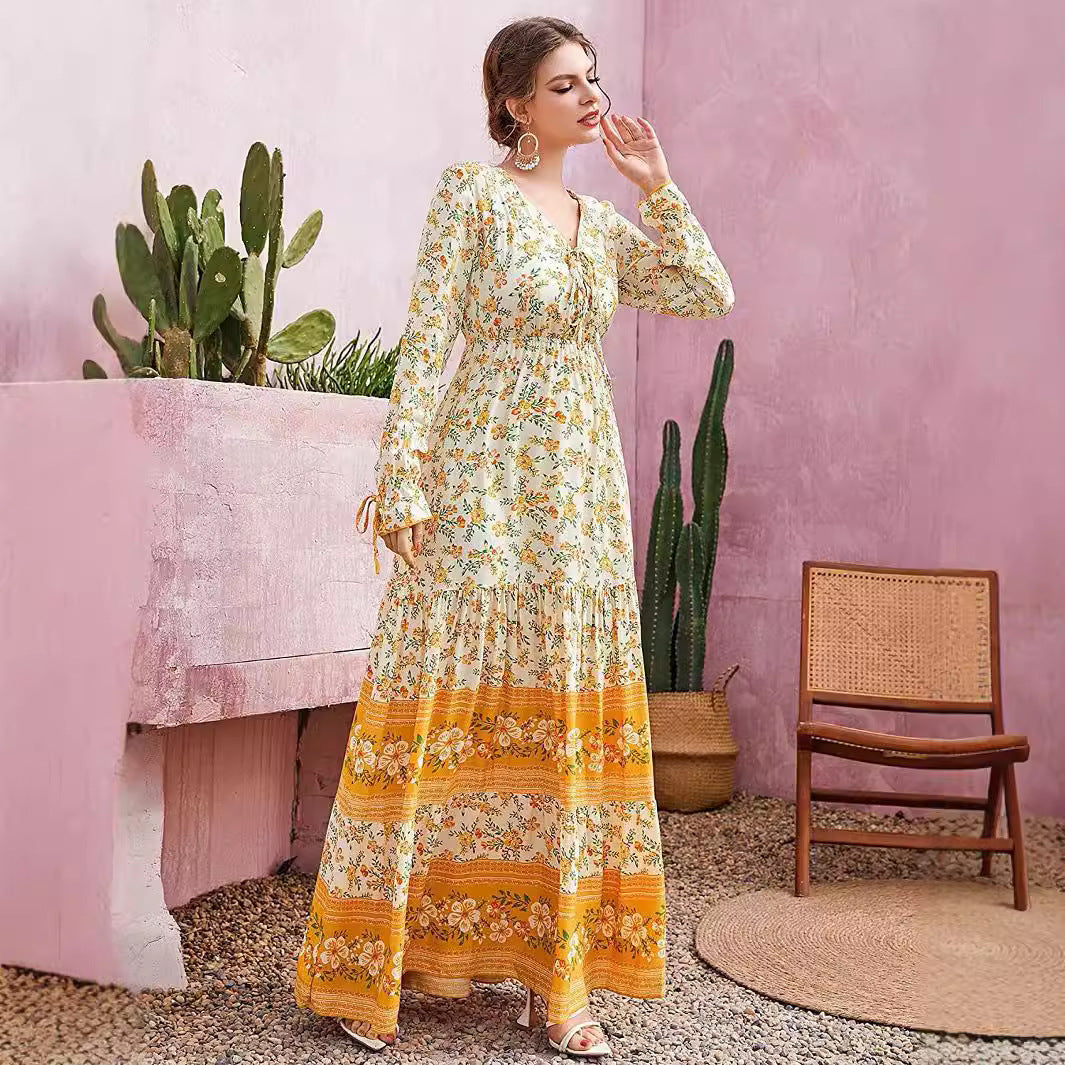 New Women's Long Sleeve Indian Ethnic Style