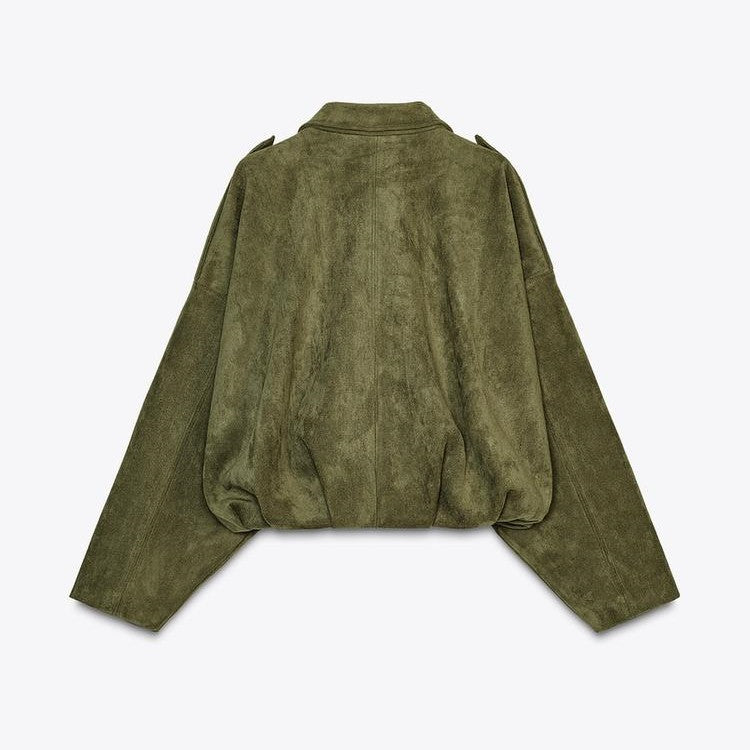 Women's Batwing Sleeve Pilot Jacket