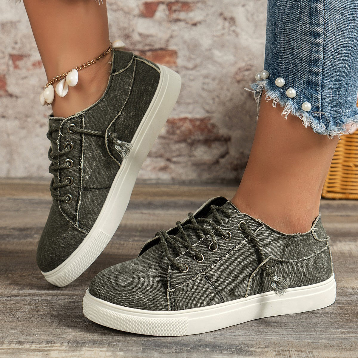 Denim Sports Casual Shoes