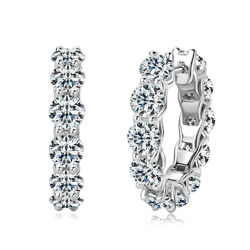 Full Diamond Sense Ear Ring