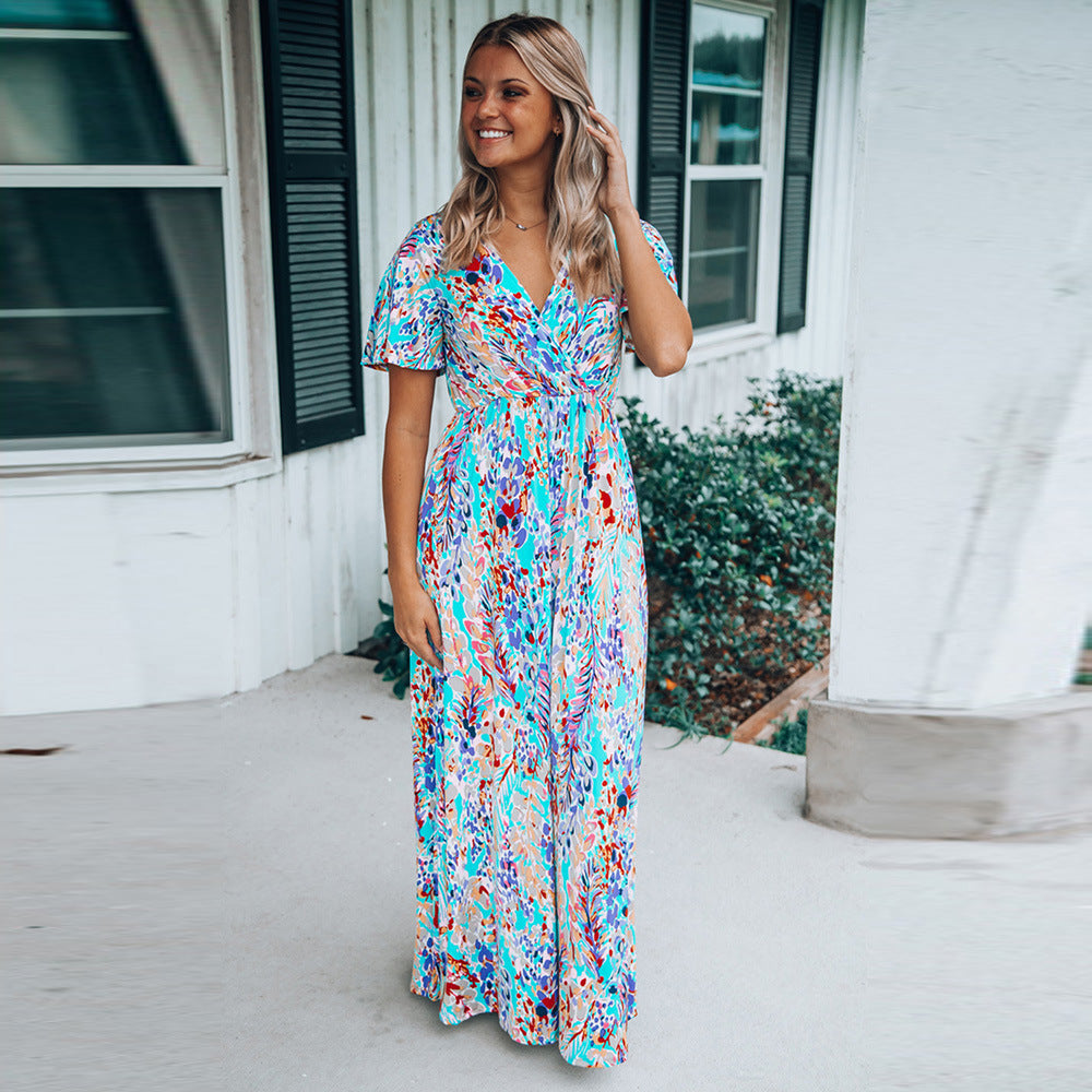 Summer Floral Skirt Women