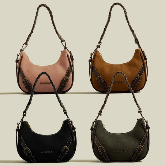 Retro Underarm Baguette Selenodont Bag
