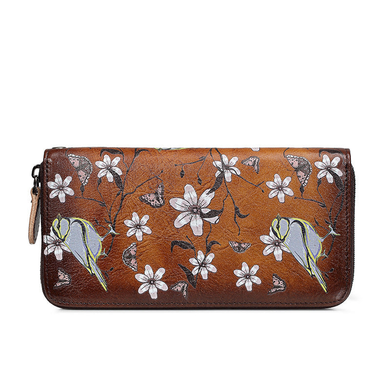 Women's Fashion Vintage Cowhide Wallet