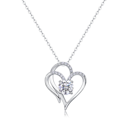 Heart To Heart Silver Ornaments