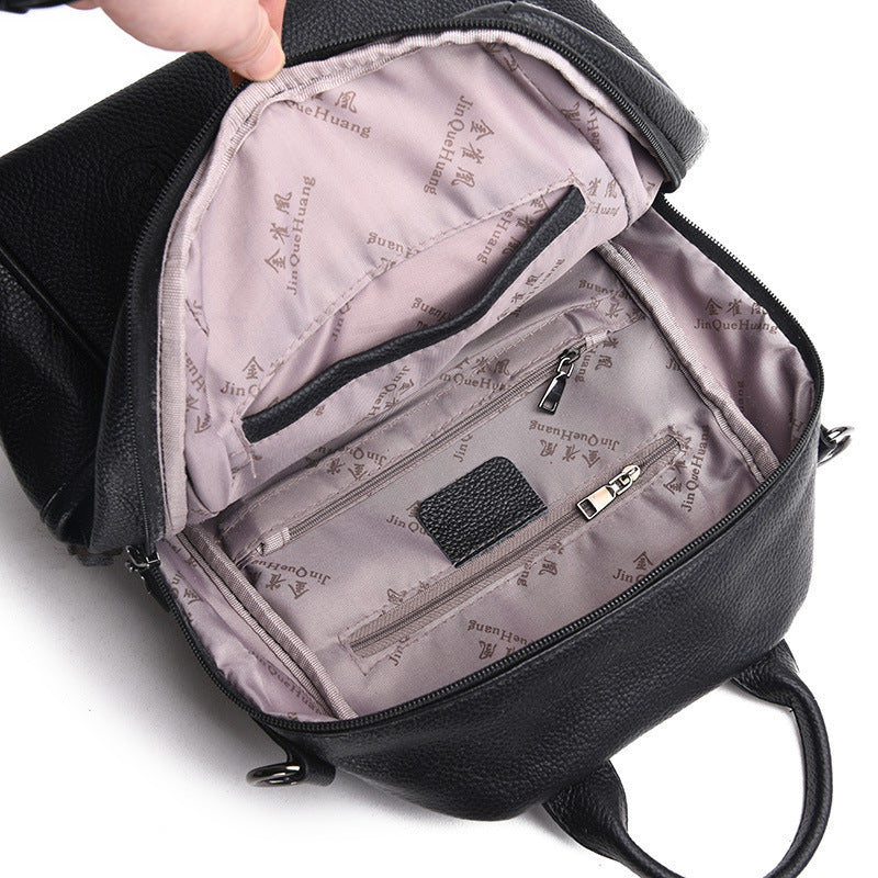Trendy Korean Casual Pu Soft Leather