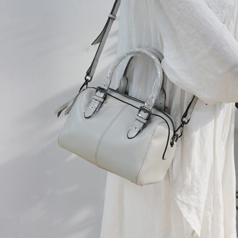Leather retro art bag