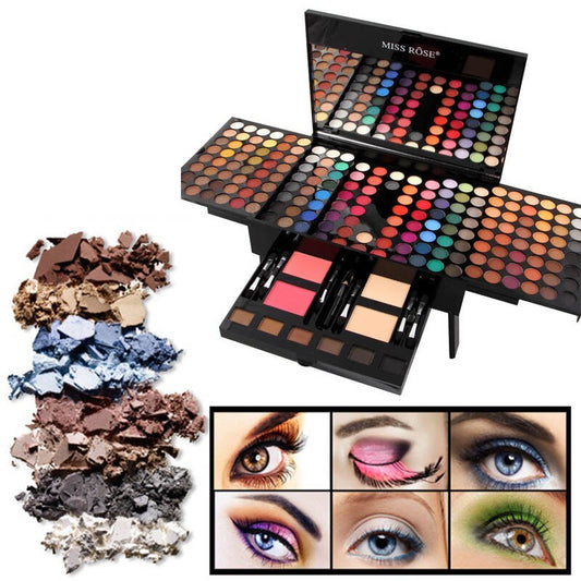 Eyes Shadow Blush Set Piano-shaped Makeup Box 180 color