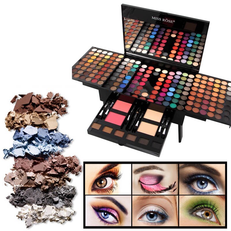 Eyes Shadow Blush Set Piano-shaped Makeup Box 180 color