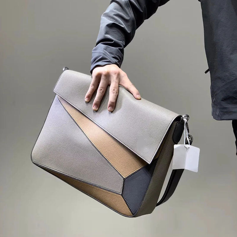 Color matching diagonal bag