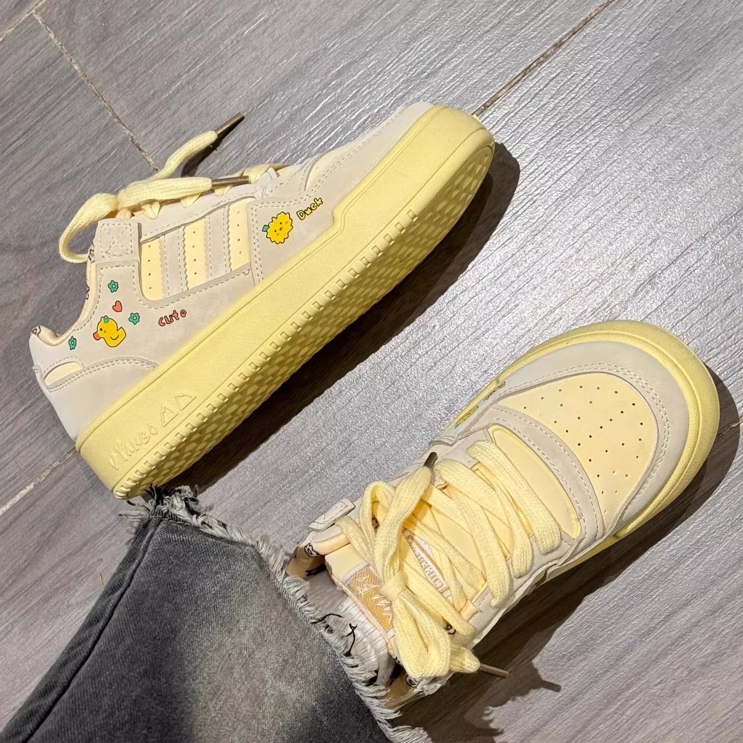 Custard Bun Graffiti Shoes