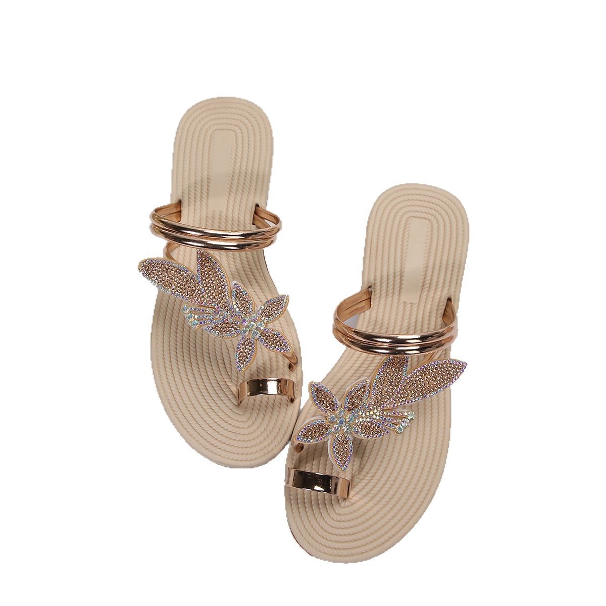 Summer Women's Maple Leaf Flip-flops