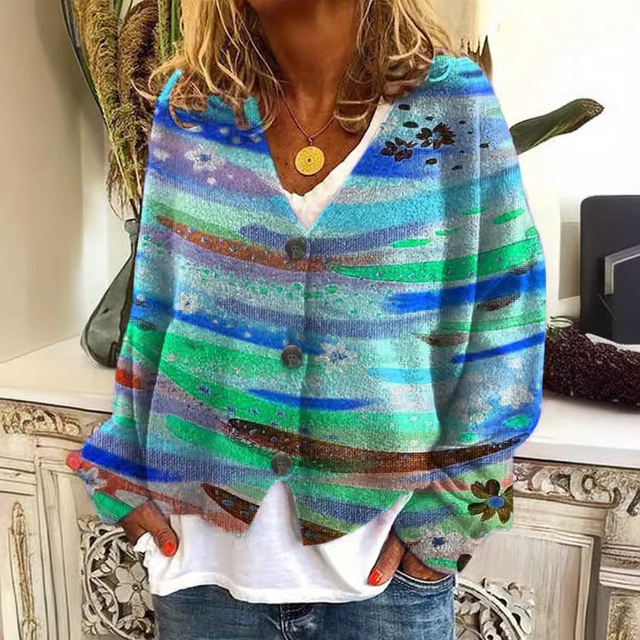 Printed Women's Sweater