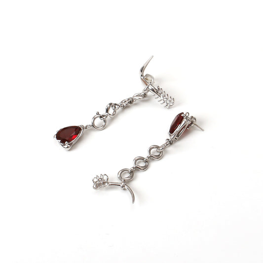 Long Stitching Earrings