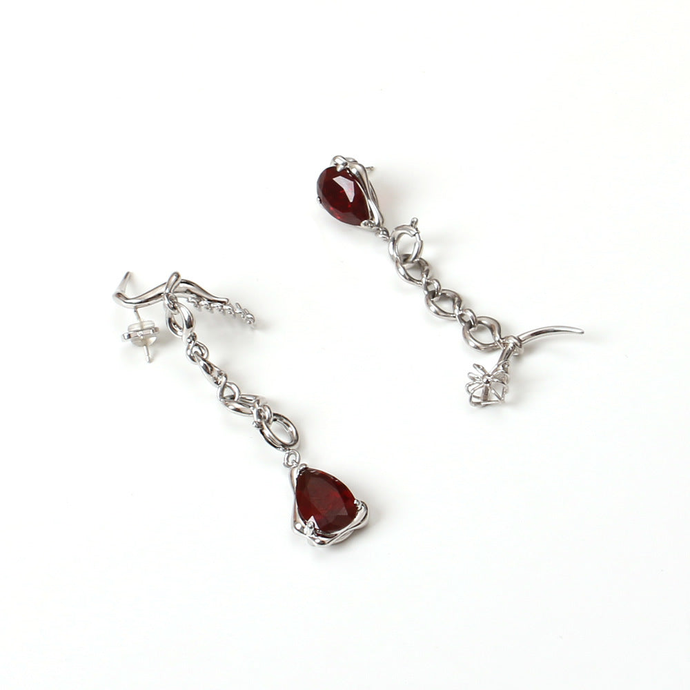 Long Stitching Earrings