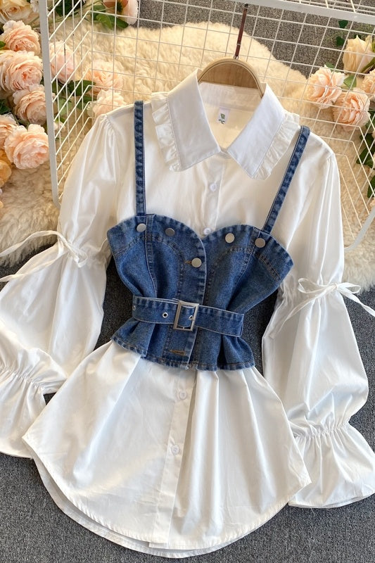 Hong Kong Style Retro Two-piece Stack