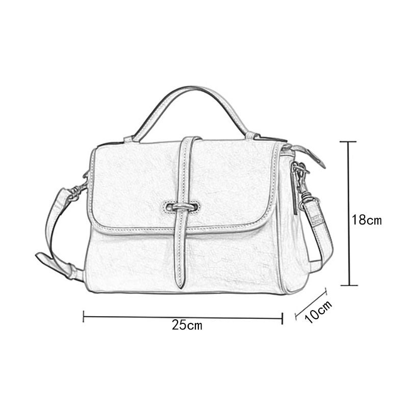 Handmade First Layer Cowhide Bag