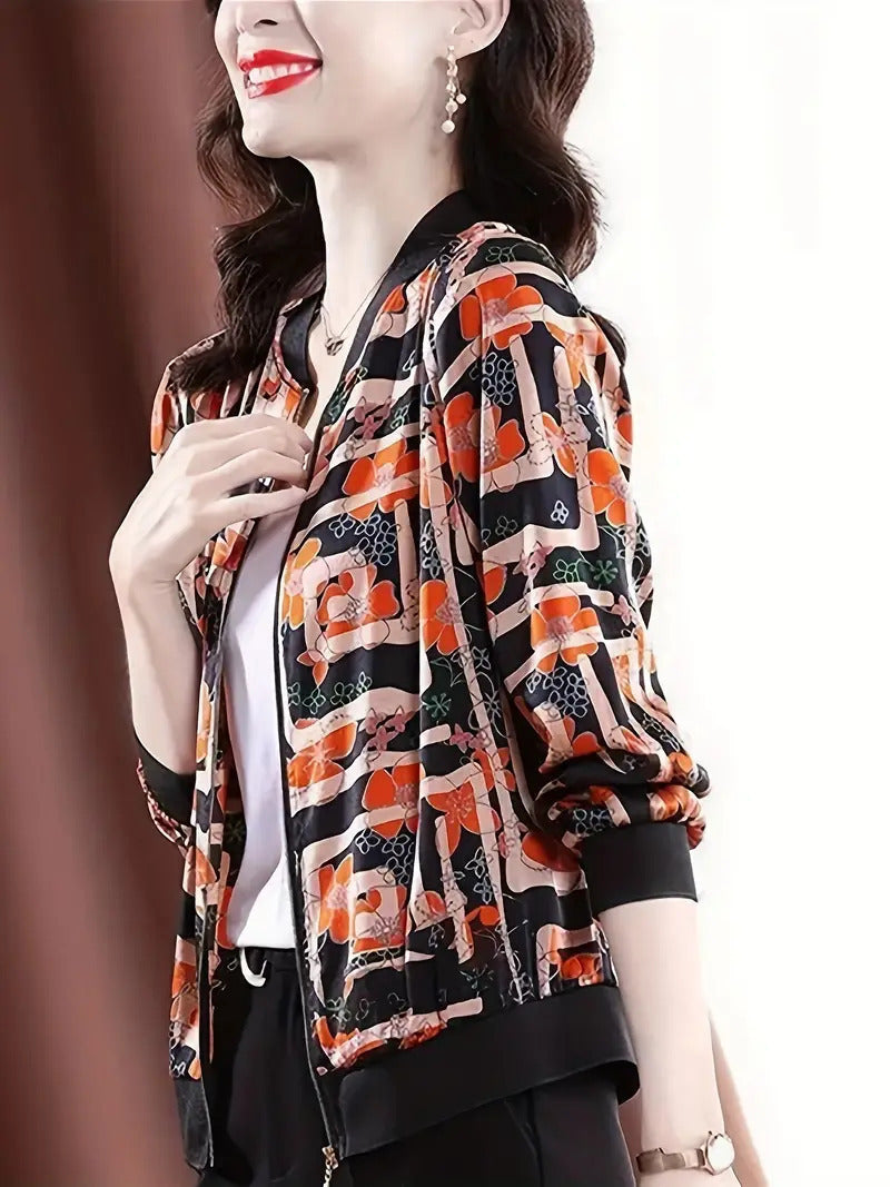 Zipper Jacket Small Thin Long-sleeved
