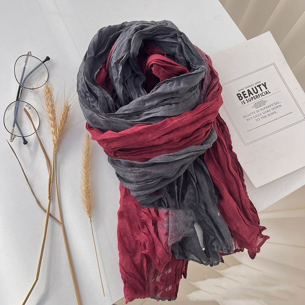 Matching Autumn And Winter Cotton And Linen Feel Long Strip