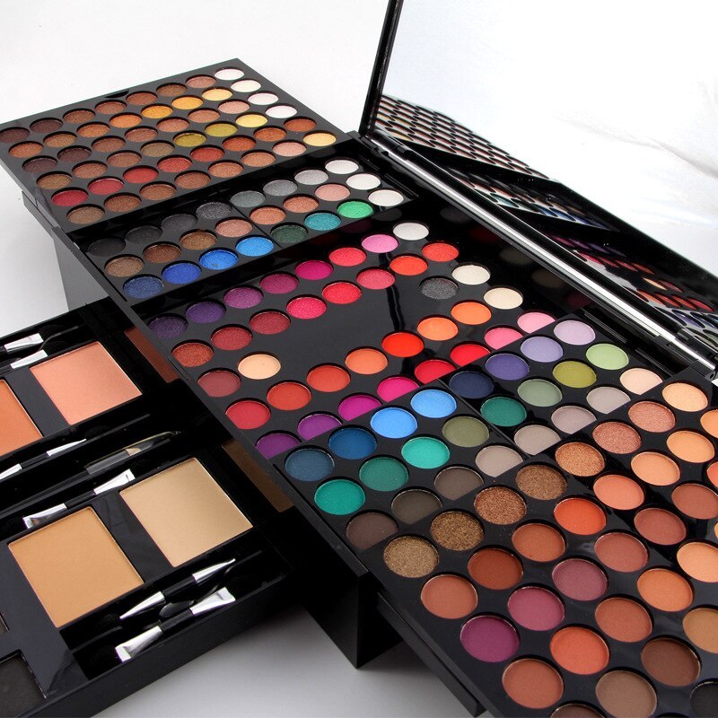 Eyes Shadow Blush Set Piano-shaped Makeup Box 180 color
